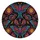 Colorful Luna Moth Celestial Folk Art for Boho Road Trips and Outdoor Adventure Lovers Spare Tire Cover - 4
