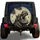 Joyful Hippo Palm Rain Tropical Safari Road Trip Travel Adventure For Wildlife Lovers Spare Tire Cover - 1