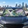Watercolor Hummingbird With Violet Wings And Botanical Leaves For Summer Driving Car Sunshade - 6