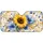 Sunflower And Blue Floral Watercolor for Summer Road Trips and Garden Lovers Gift Car Sunshade - 2