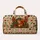 Red Squirrel With Pinecone And Autumn Florals For Fall Travel And Nature Loving Women Quilted Weekend Bag - 6