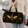 Crowned Golden Bee Gothic Floral Travel Gift For Dark Academia And Halloween Lovers Quilted Weekend Bag - 2
