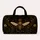 Crowned Golden Bee Gothic Floral Travel Gift For Dark Academia And Halloween Lovers Quilted Weekend Bag - 6