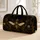 Crowned Golden Bee Gothic Floral Travel Gift For Dark Academia And Halloween Lovers Quilted Weekend Bag - 1
