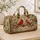 Cardinal Pair Berries And Wildflowers For Birdwatching Travel And Nature Lovers Gifts Quilted Weekend Bag - 4
