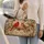 Cardinal Pair Berries And Wildflowers For Birdwatching Travel And Nature Lovers Gifts Quilted Weekend Bag - 2