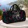 Colorful Gray Wolf Portrait For Travel Getaways And Everyday Carry For Wildlife Lovers Quilted Weekend Bag - 5