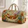 Relaxed Fox In Floral Hammock For Travel Getaways And Everyday Adventures Nature Lovers Quilted Weekend Bag - 1