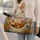 Relaxed Fox In Floral Hammock For Travel Getaways And Everyday Adventures Nature Lovers Quilted Weekend Bag - 2