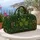 Vintage Emerald Shamrock And Clover Flowers For Irish Heritage Holiday Travel Gifts Quilted Weekend Bag - 5