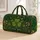 Vintage Emerald Shamrock And Clover Flowers For Irish Heritage Holiday Travel Gifts Quilted Weekend Bag - 1