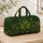 Vintage Emerald Shamrock And Clover Flowers For Irish Heritage Holiday Travel Gifts Quilted Weekend Bag - 4