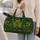 Vintage Emerald Shamrock And Clover Flowers For Irish Heritage Holiday Travel Gifts Quilted Weekend Bag - 2