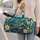 Sea Turtle Tropical Waves And Plumeria For Beach Getaways And Ocean Loving Travelers Quilted Weekend Bag - 2