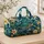 Sea Turtle Tropical Waves And Plumeria For Beach Getaways And Ocean Loving Travelers Quilted Weekend Bag - 4