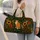 Orange Tabby Cat With Sunflowers For Travel, Sleepovers And Garden Gift And Nature Lovers Quilted Weekend Bag - 2