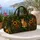 Orange Tabby Cat With Sunflowers For Travel, Sleepovers And Garden Gift And Nature Lovers Quilted Weekend Bag - 5