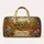 Botanical Sloth In Golden Hammock Floral Garden Getaway Travel Gift For Nature Lovers Quilted Weekend Bag - 6