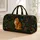 Orange Tabby Cat Enchanted Forest Travel Accessory for Cat Lovers and Nature Fans Quilted Weekend Bag - 1