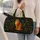 Orange Tabby Cat Enchanted Forest Travel Accessory for Cat Lovers and Nature Fans Quilted Weekend Bag - 2