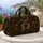 German Shepherd Botanical Travel Companion For Autumn Getaways And Dog Lovers Gift Quilted Weekend Bag - 5