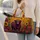 Colorful Highland Bull Floral Travel Accessory For Weekend Getaways And Gift Giving Quilted Weekend Bag - 2