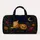 Celestial Tabby Cat Moon And Floral Overnight Travel Companion For Night Garden Lovers Quilted Weekend Bag - 6