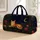 Celestial Tabby Cat Moon And Floral Overnight Travel Companion For Night Garden Lovers Quilted Weekend Bag - 1