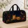 Celestial Tabby Cat Moon And Floral Overnight Travel Companion For Night Garden Lovers Quilted Weekend Bag - 4
