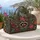 Floral Crown Raccoon With Peonies Sage Botanical Travel Essential for Nature Lovers Quilted Weekend Bag - 5