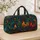 Rooster And Peacock Garden Travel Essential For Colorful Getaways And Daily Adventures Quilted Weekend Bag - 4