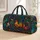 Rooster And Peacock Garden Travel Essential For Colorful Getaways And Daily Adventures Quilted Weekend Bag - 1