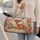 Botanical Floral Fawn With Roses For Chic Garden Getaways And Bridal Shower Gifts Quilted Weekend Bag - 2
