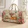 Botanical Floral Fawn With Roses For Chic Garden Getaways And Bridal Shower Gifts Quilted Weekend Bag - 1