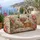 Botanical Floral Fawn With Roses For Chic Garden Getaways And Bridal Shower Gifts Quilted Weekend Bag - 5
