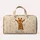 Giraffe And Celestial Stars Name Travel Companion For Chic Holiday Road Getaways Quilted Weekend Bag - 6