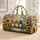 Whimsical Garden Gnomes With Sunflowers For Cottagecore Travel And Gift Giving Fans Quilted Weekend Bag - 1