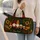 Autumn Woodland Gnomes And Sunflowers For Fall Travel, Getaways And Holiday Gift Giving Quilted Weekend Bag - 2