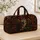 Great Horned Owl Library Travel Companion for Book Lovers and Weekend Getaway Gifts Quilted Weekend Bag - 4
