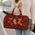 Three Christmas Stockings With Holly For Festive Travel And Seasonal Holiday Gift Giving Quilted Weekend Bag - 2