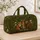 Woodland Fox Deer Bear Rabbit Meadow Getaway Companion for Nature Wildlife Enthusiasts Quilted Weekend Bag - 4