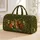 Woodland Fox Deer Bear Rabbit Meadow Getaway Companion for Nature Wildlife Enthusiasts Quilted Weekend Bag - 1