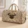 Fawn Pug With Boho Vines And Paw Motifs For Travel Gym Picnics And Everyday Dog Lovers Quilted Weekend Bag - 1