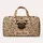 Fawn Pug With Boho Vines And Paw Motifs For Travel Gym Picnics And Everyday Dog Lovers Quilted Weekend Bag - 6