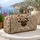 Fawn Pug With Boho Vines And Paw Motifs For Travel Gym Picnics And Everyday Dog Lovers Quilted Weekend Bag - 5