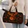 Autumn Amber Dragon Pumpkin Halloween Getaway Accessory For Gothic Fantasy Lovers Quilted Weekend Bag - 2