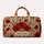 Scarlet Poppy Botanical Travel Essential For Garden Lovers With Vintage Heritage Style Quilted Weekend Bag - 6