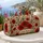 Scarlet Poppy Botanical Travel Essential For Garden Lovers With Vintage Heritage Style Quilted Weekend Bag - 5
