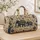 Regal Elephant Garden Floral Motif For Travel, Weekend Getaways And Thoughtful Gifts Quilted Weekend Bag - 4
