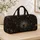 Black Widow Spiderweb Gothic Botanical Travel Essential for Dark Academia Lovers Quilted Weekend Bag - 4